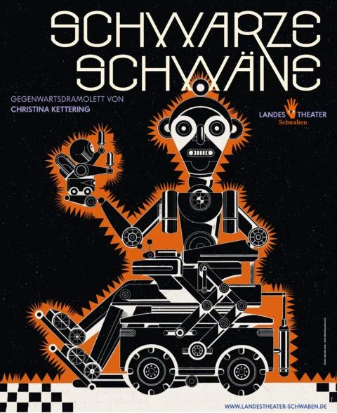 schwarze schwäne